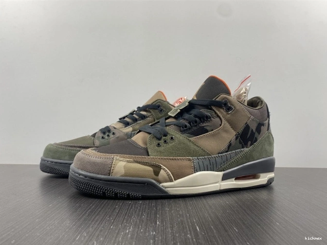 Rep MAX Camo Patchwork Air Jordan 3 DO1830-200 Retro 0824